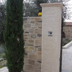 pilier portail imitation pierre azurprorenov